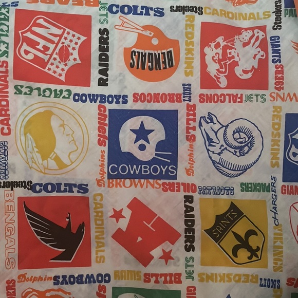 Vintage 1970s NFL Full Flat Sheet (as is) - Picture 5 of 11